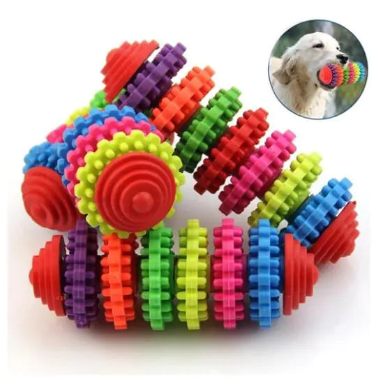 Colorful Ring Pet Toy for Dog Teething
